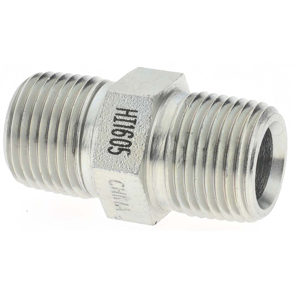 Brennan Industrial Pipe Hex Plug: 3/8 x 3/8" Male Thread, MNPT x MNPT - 16005