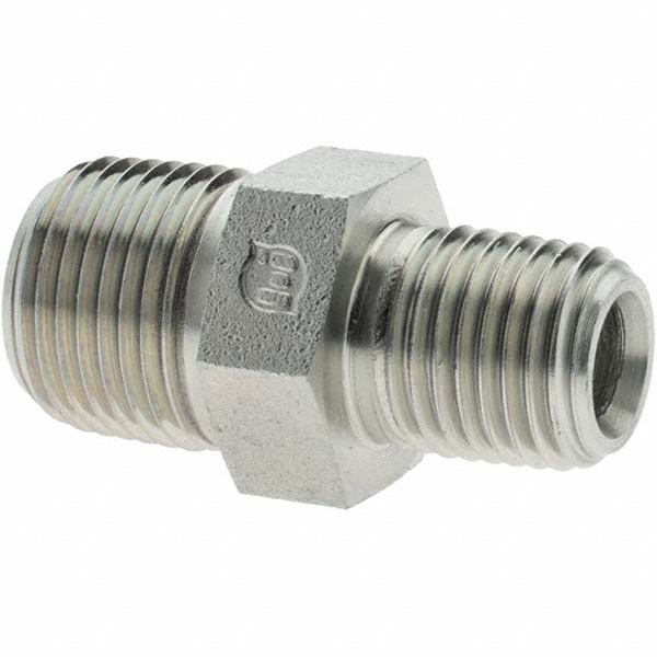 Brennan Industrial Pipe Hex Plug: 3/8 x 3/8" Male Thread, MNPT x MNPT - 16005