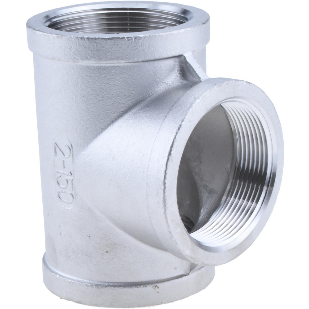 Value Collection Pipe Tee: 1/4", 304 Stainless Steel - 4TB1/4