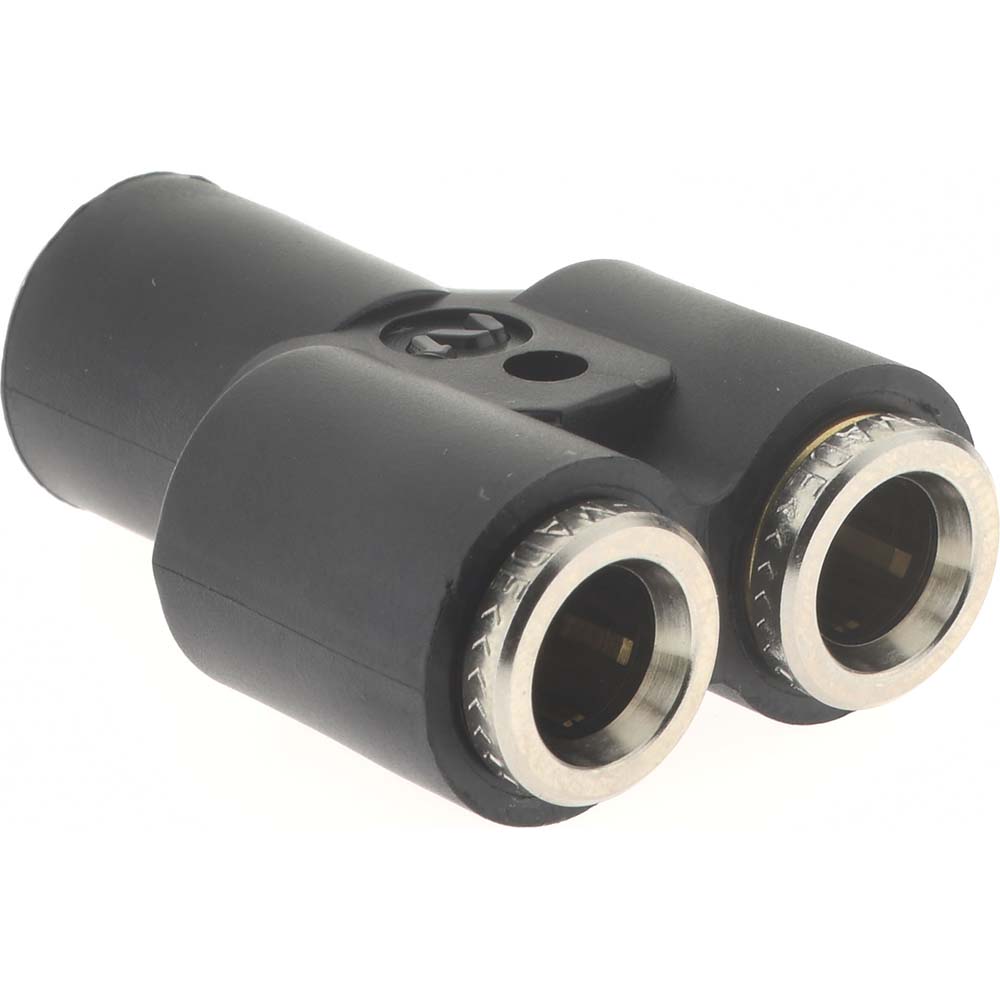 SMC PNEUMATICS Push-to-Connect Push-to-Connect Fitting: Y Connector, 10.00 mm OD - KQ2U10-00A