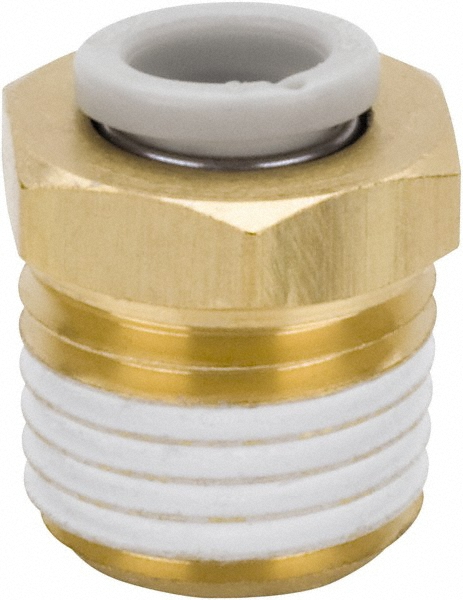 SMC PNEUMATICS Push-to-Connect Push-to-Connect Fitting: Y Connector, 10.00 mm OD - KQ2U10-00A