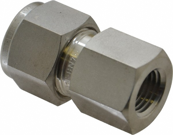 Ham-Let Compression Tube Female Branch Tee: 1/2" Tube OD, Compression x Compression x FNPT - 3002344