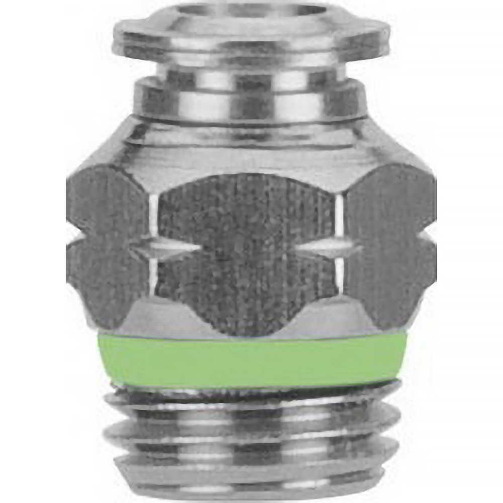 Legris Push-to-Connect Tube x Male x Tube x Male BSPT Fitting: Connector, BSPT, 10.00 mm OD - 3805 10 17