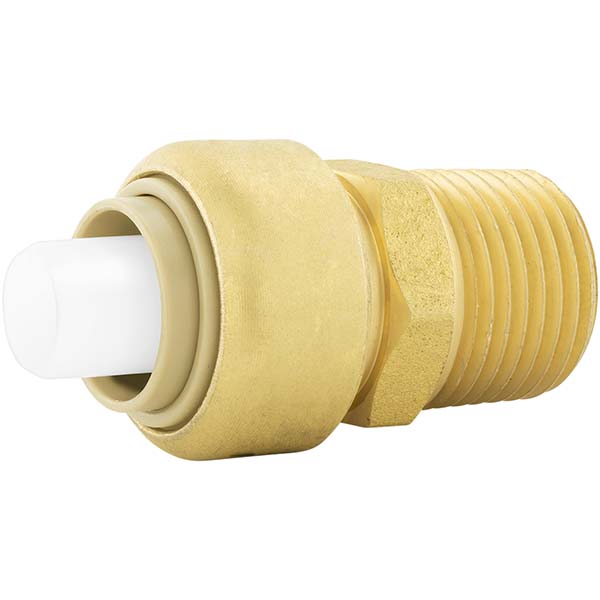 Legris Push-to-Connect Tube x Male x Tube x Male BSPT Fitting: Connector, BSPT, 10.00 mm OD - 3805 10 17