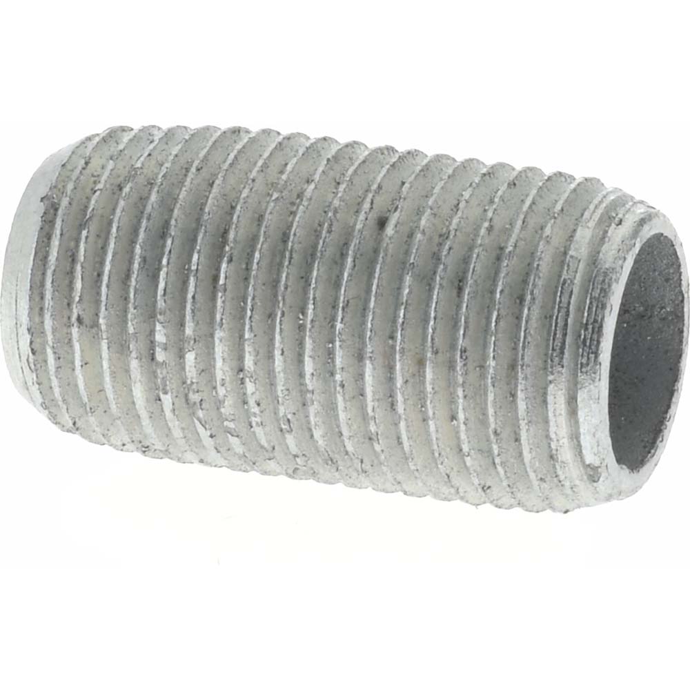 Value Collection Galvanized Pipe Nipple: 1/8", 2-1/2" Long, Schedule 40, Steel - NG01025