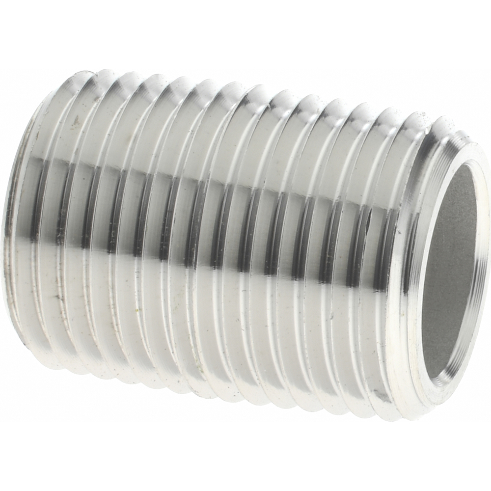 Merit Brass Stainless Steel Pipe Nipple: 3/4" Pipe, Grade 316 & 316L - 6512-300
