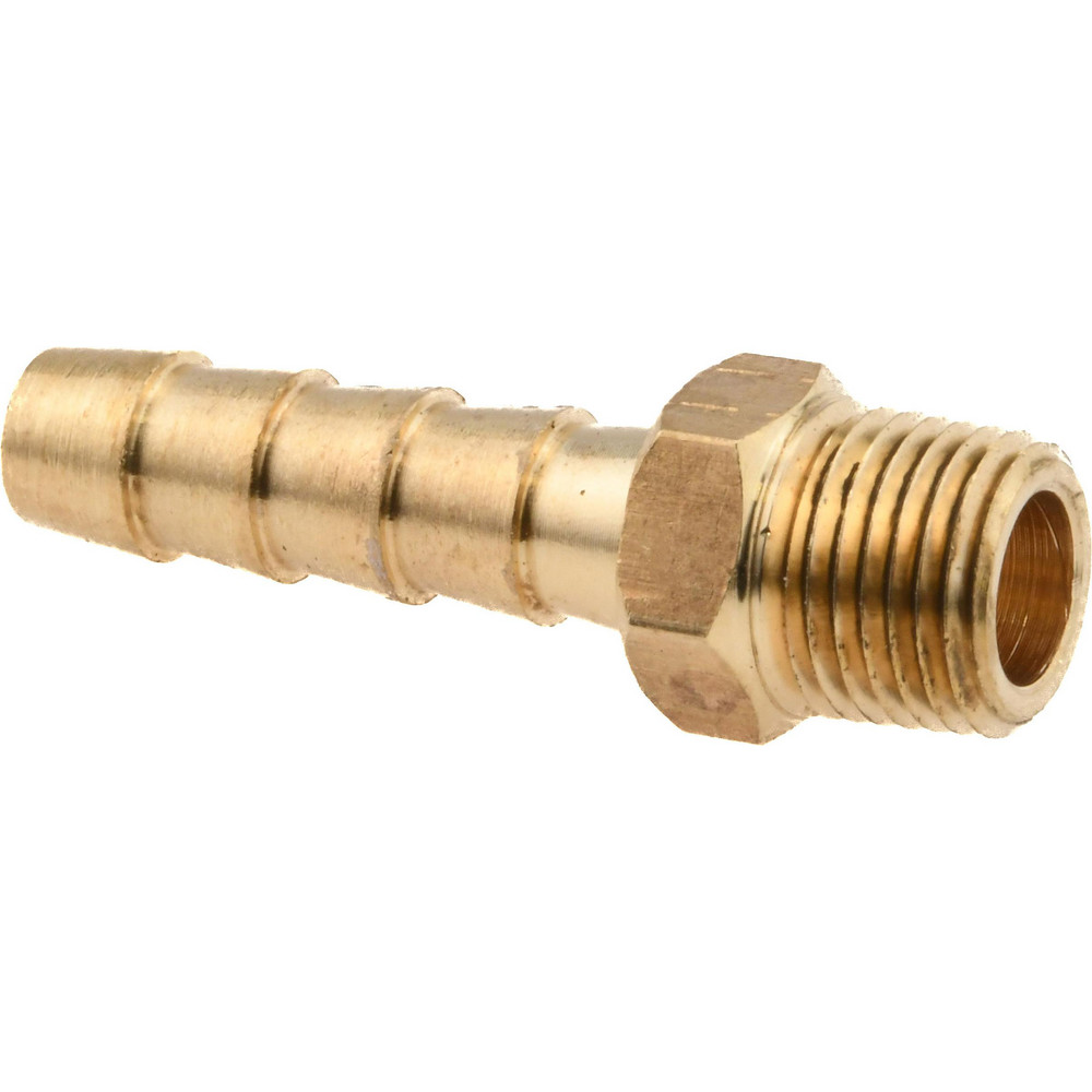 ANDERSON METALS Barbed Hose Fitting: 1/4" ID Hose, Tee - 757024-04