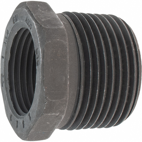 Anvil Black Pipe Fittings: Union, 1", Threaded, Forged Carbon Steel - 0361501208