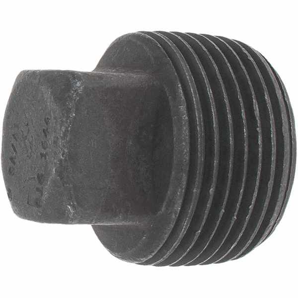 Anvil Black Pipe Fittings: Union, 1", Threaded, Forged Carbon Steel - 0361501208