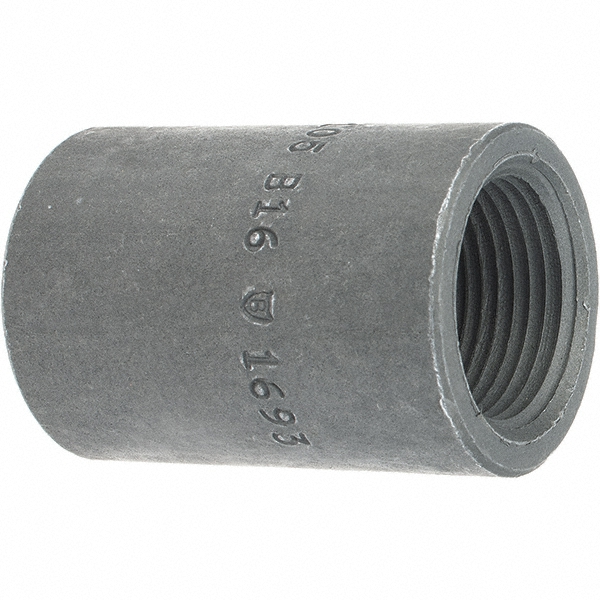 Anvil Black Pipe Fittings: Union, 1", Threaded, Forged Carbon Steel - 0361501208