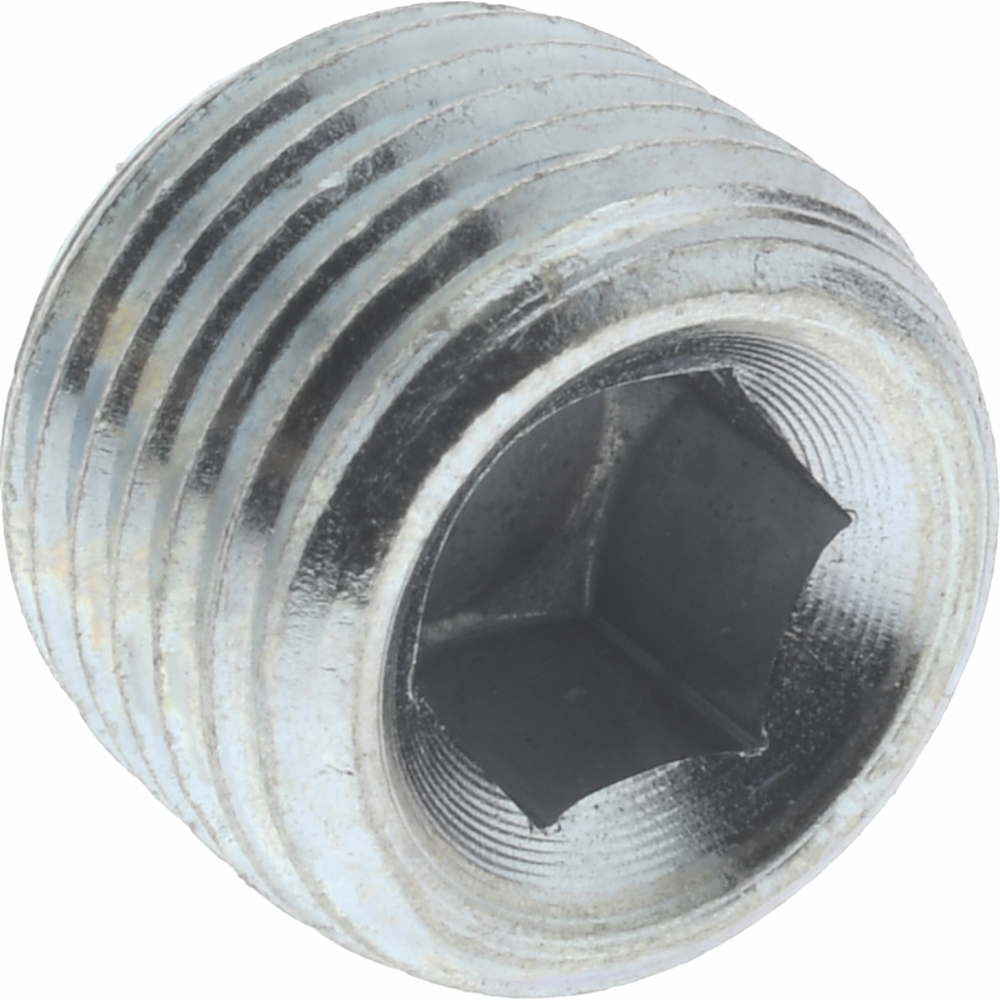 Parker Industrial Pipe Hollow Hex Plug: 1/8" Male Thread, MNPTF - 1/8 HHP-S