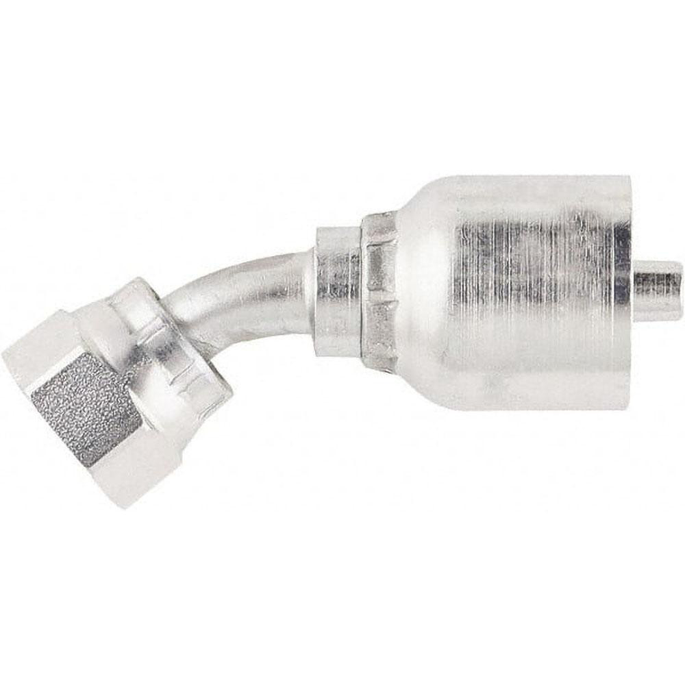 Parker Hydraulic Hose 90 ° Elbow: 0.625" ID, 10 mm, 7/8-14 - 14143-10-10