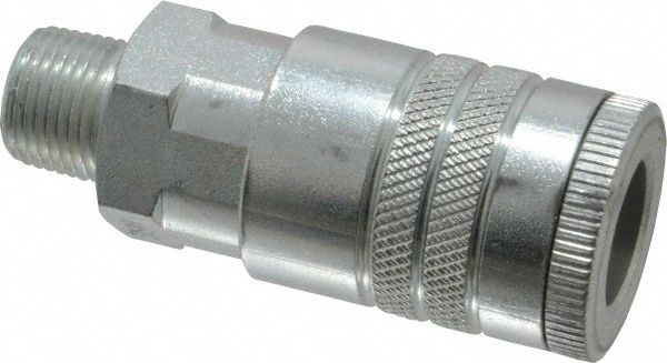 Parker Pneumatic Hose Coupling: 3/8-18, 3/8" Body Dia, Tru-Flate Automotive Interchange - 14