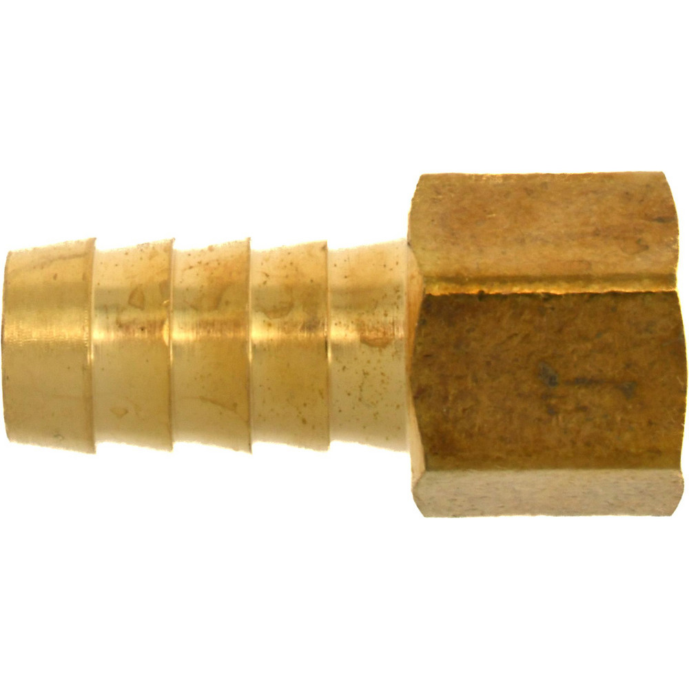 CerroBrass Barbed Hose Fitting: 3/8" x 1/2" ID Hose, Female Connector - 32060