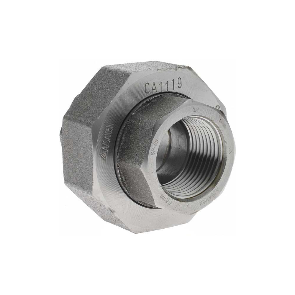 Value Collection Black Pipe Fittings: Union, 1", NPT, Forged Carbon Steel - -12150-5