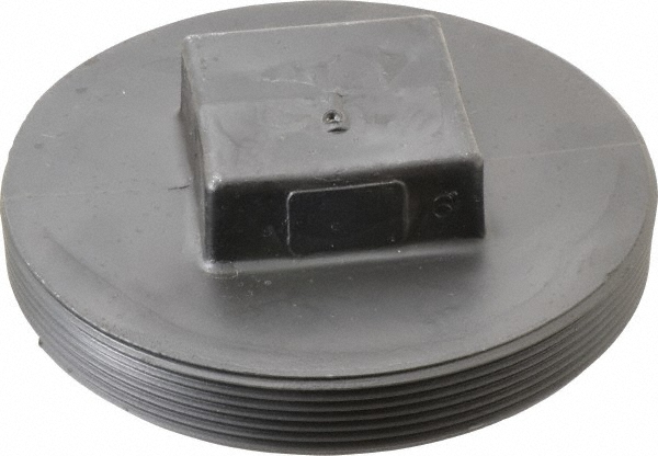 NIBCO Drain, Waste & Vent Plug: 6" Fitting, MIPT, Acrylonitrile Butadiene Styrene - I178500