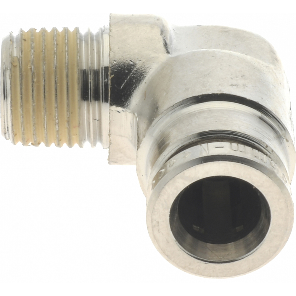 Legris Push-to-Connect Tube x Male x Tube x Male BSPT Fitting: Run Tee, BSPT, 8.00 mm OD - 3603 08 13