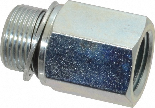 Voss Industrial Pipe Adapter: 1/2" Female Thread, M22 x 1.5 Male Thread, Male Metric x FNPT - PM 0822