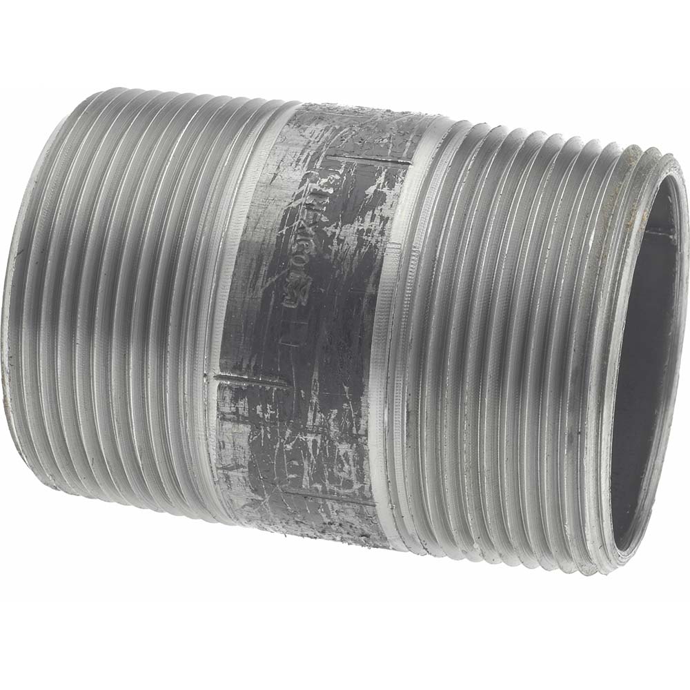 B&K Mueller Black Pipe Nipple: 2-1/2" Dia x 4" Long, Schedule 40 - 589-040BC