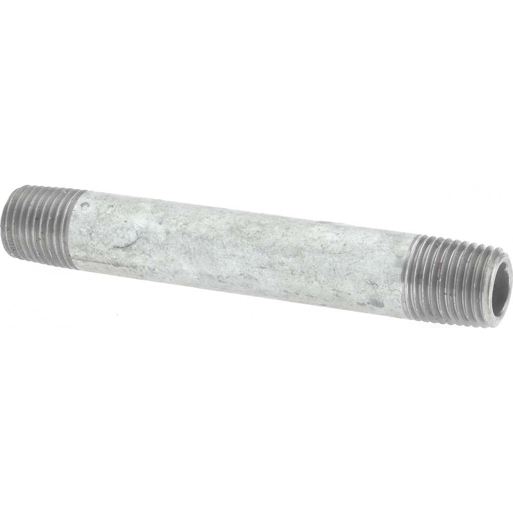 Value Collection Galvanized Pipe Nipple: 1/4", 3-1/2" Long, Schedule 40, Steel - MSCNG02035