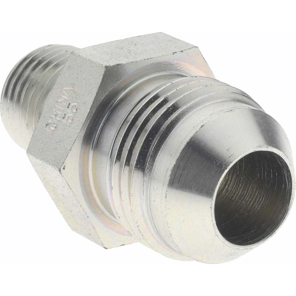 Eaton Steel Flared Tube Connector: 1/2" OD, 37 deg Flared Angle - 2021-4-8S