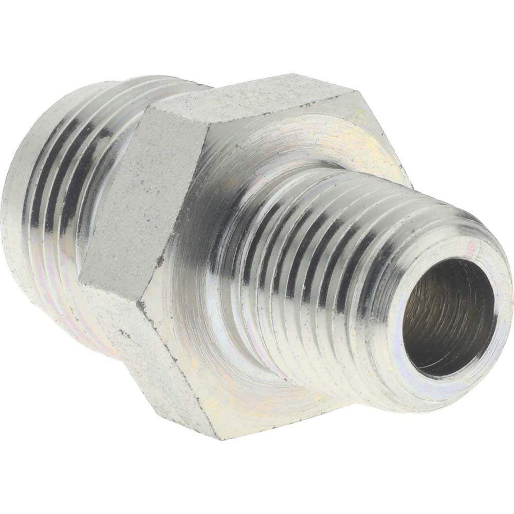 Eaton Steel Flared Tube Connector: 1/2" OD, 37 deg Flared Angle - 2021-4-8S
