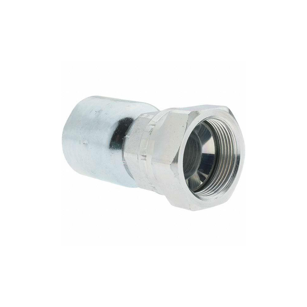 Parker Hydraulic Hose Straight Female JIC 37 ° Swivel Fitting: 1" ID, 16 mm, 1-5/8-12 - BD10643-20-16-1