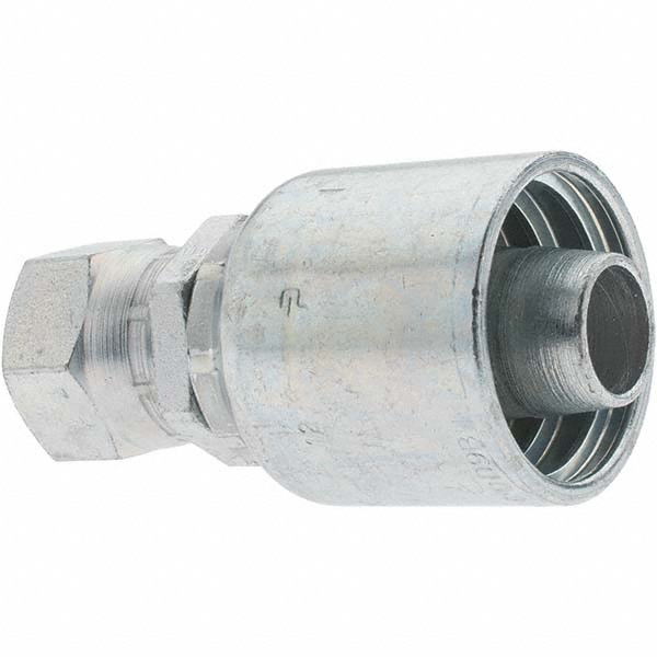Parker Hydraulic Hose Straight Female JIC 37 ° Swivel Fitting: 1" ID, 16 mm, 1-5/8-12 - BD10643-20-16-1