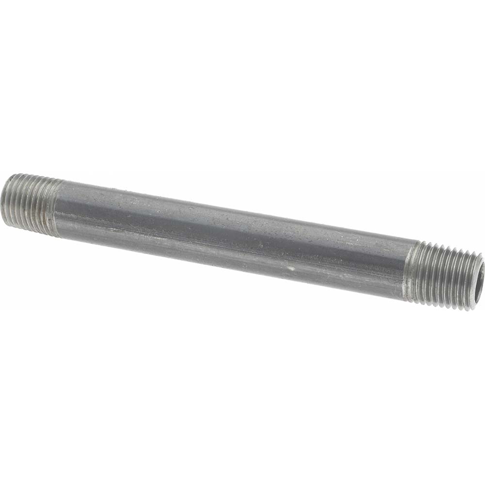 Value Collection Black Pipe Nipple: 1/2" Dia x 4-1/2" Long, Schedule 40 - MSCNB04045