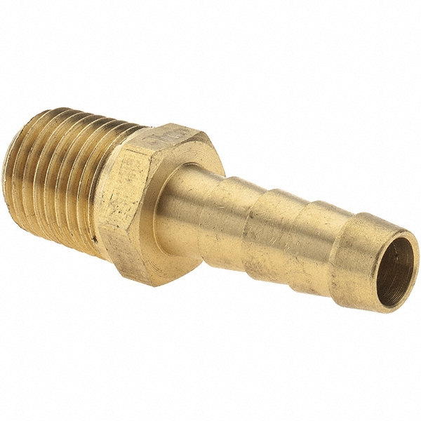 Value Collection Barbed Hose Fitting: 1/4" x 5/16" ID Hose, Male Connector - 2750005240