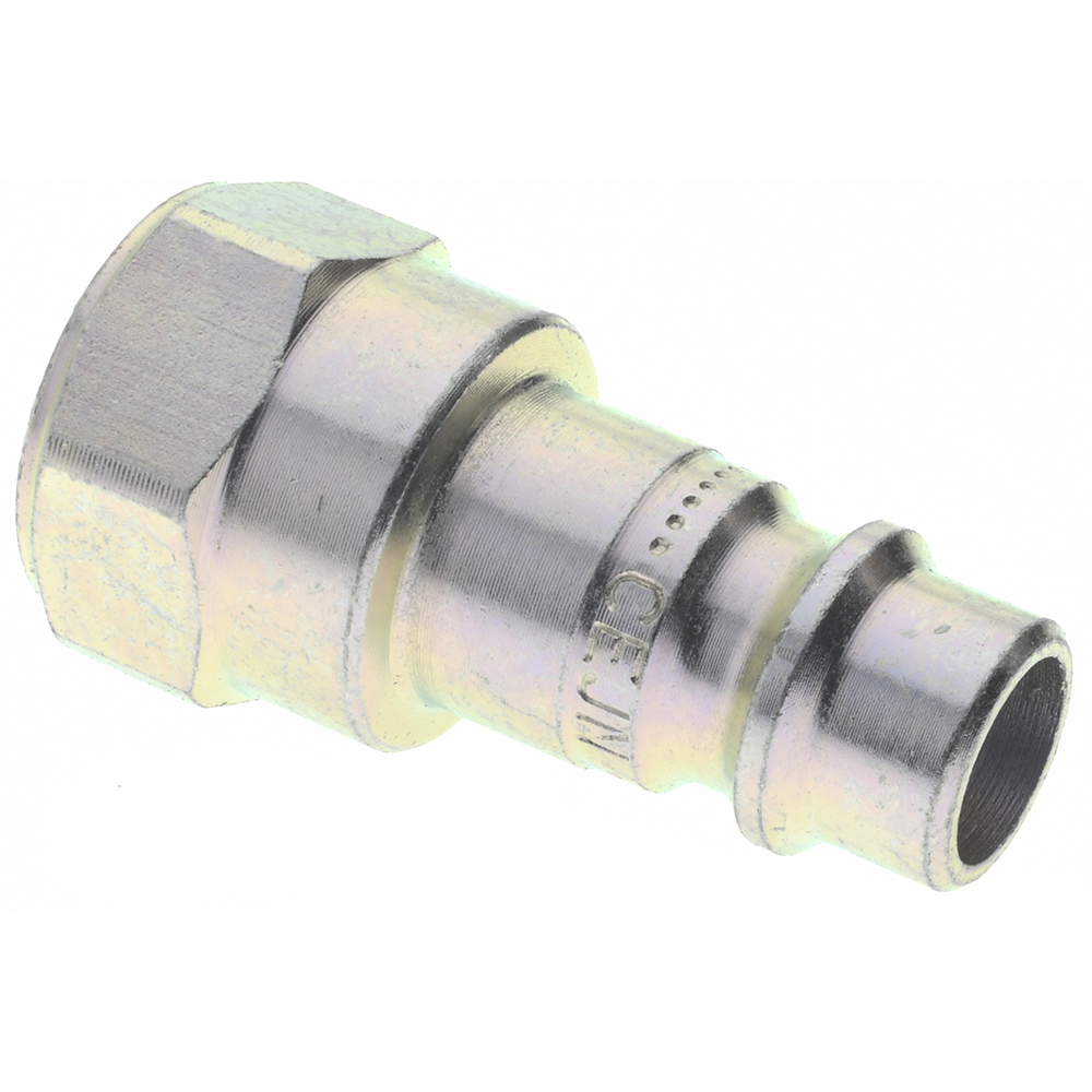 Legris Pneumatic Hose Coupling: 1/4" Thread, 1/4" Body Dia, Industrial Interchange - 9083 23 14