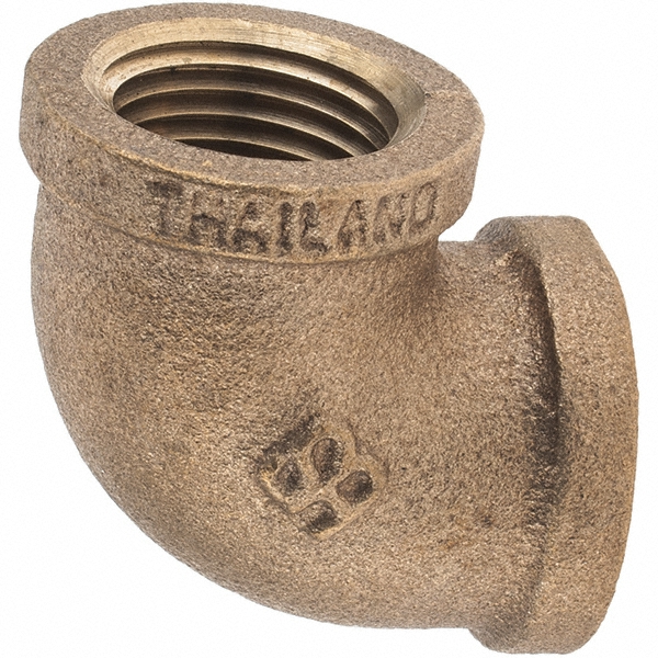 Merit Brass Brass Pipe Union: 3/4" Fitting, Threaded, FNPT x FNPT, Class 125 - X187-12