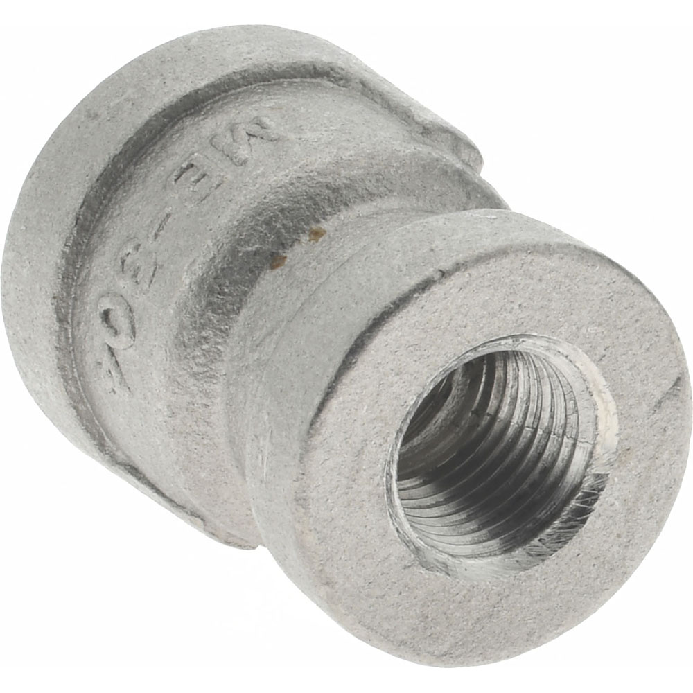 Merit Brass Pipe Reducer: 1/4 x 1/8", 304 Stainless Steel - K412-0402