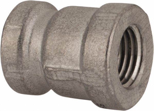 Merit Brass Pipe Reducer: 1/4 x 1/8", 304 Stainless Steel - K412-0402
