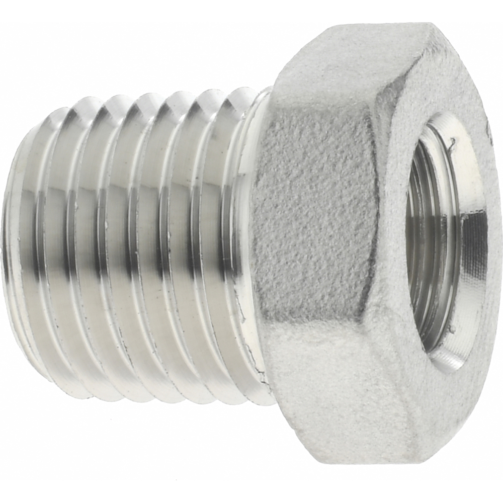 Merit Brass Pipe End Cap: 1/2", 304 Stainless Steel - K416-08