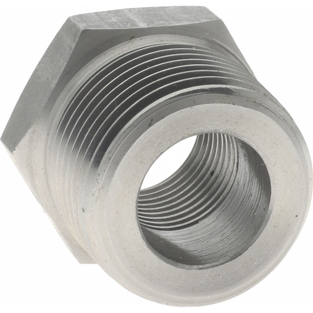 Merit Brass Pipe Bushing: 1", 316 & 316L Stainless Steel - 3614D-1608