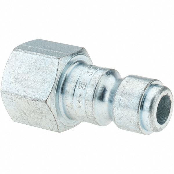 Parker Pneumatic Hose Coupling: 3/8-18, 3/8" Body Dia, Industrial Interchange - H3E-787