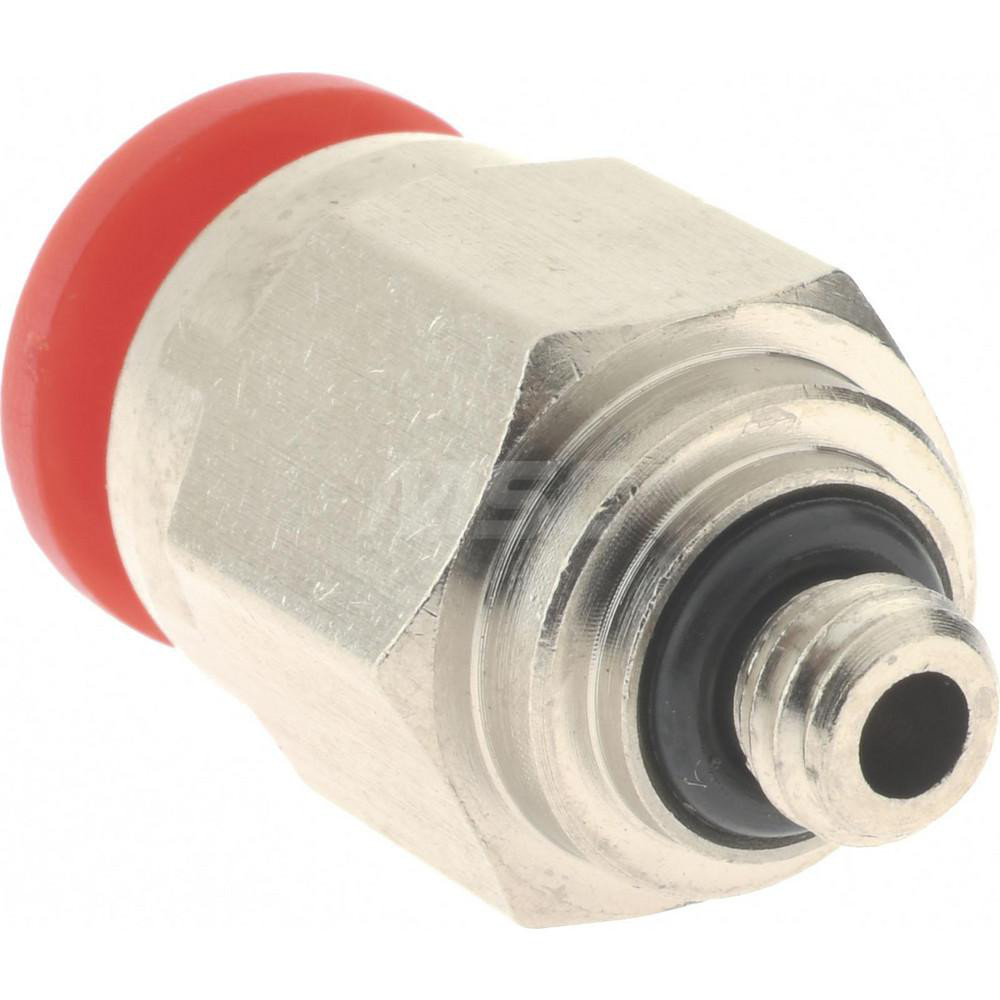 Norgren Push-to-Connect Tube x Male x Tube x Male BSPP Fitting: ISO G Connector, 6.00 mm OD - C02250605