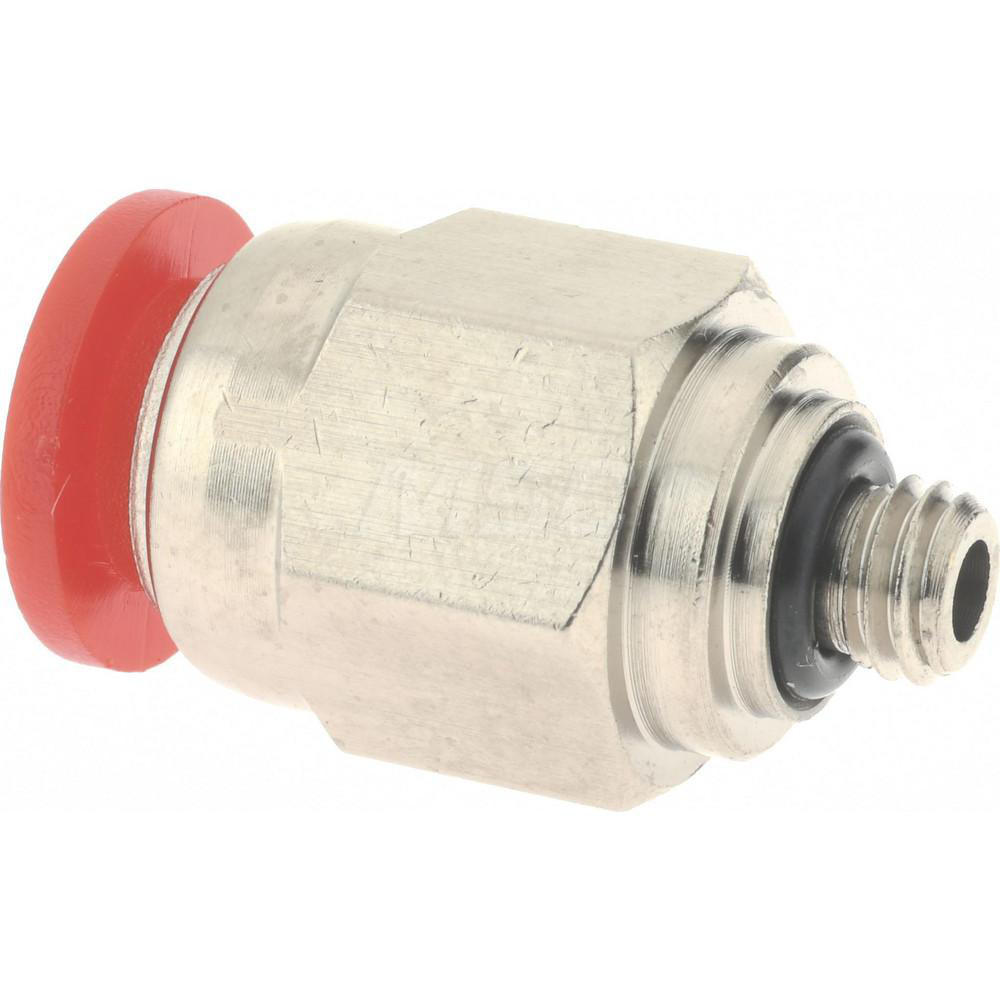 Norgren Push-to-Connect Tube x Male x Tube x Male BSPP Fitting: ISO G Connector, 6.00 mm OD - C02250605