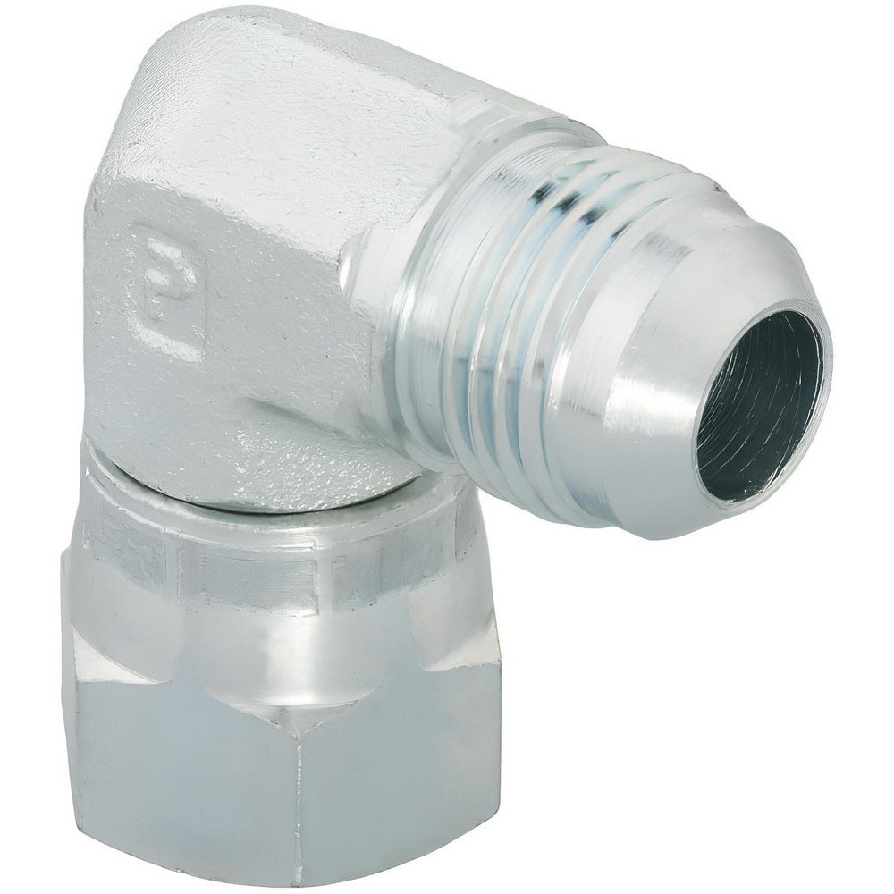 Parker Steel Flared Tube Swivel Nut Elbow: 1" OD, 37 deg Flared Angle - 16 C6X-S
