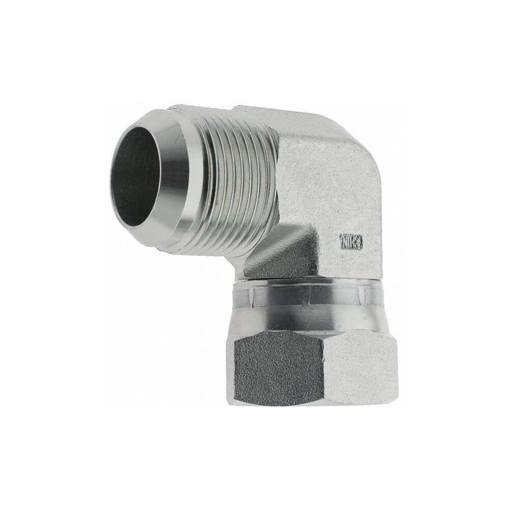 Parker Steel Flared Tube Swivel Nut Elbow: 1" OD, 37 deg Flared Angle - 16 C6X-S