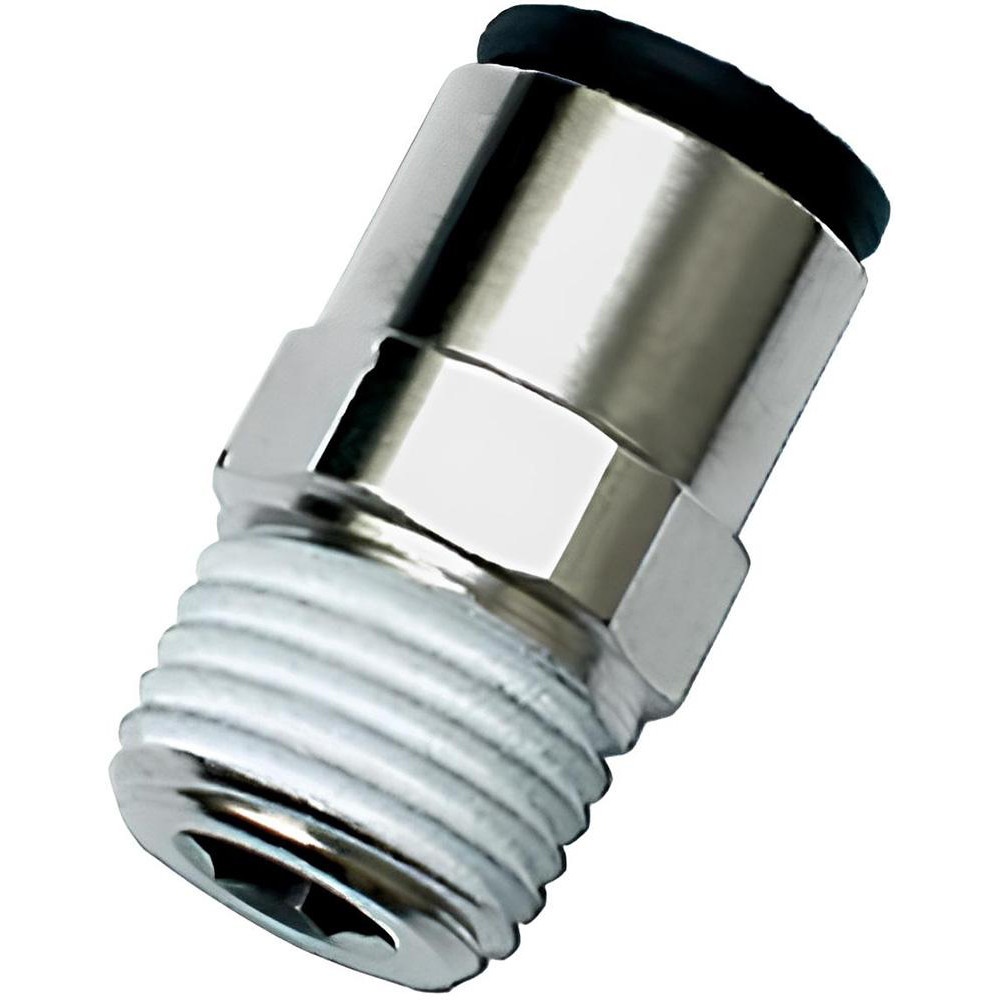 Legris Push-to-Connect Tube x Male x Tube x Male BSPP Fitting: Connector, BSPP, 6.00 mm OD - 3601 06 10