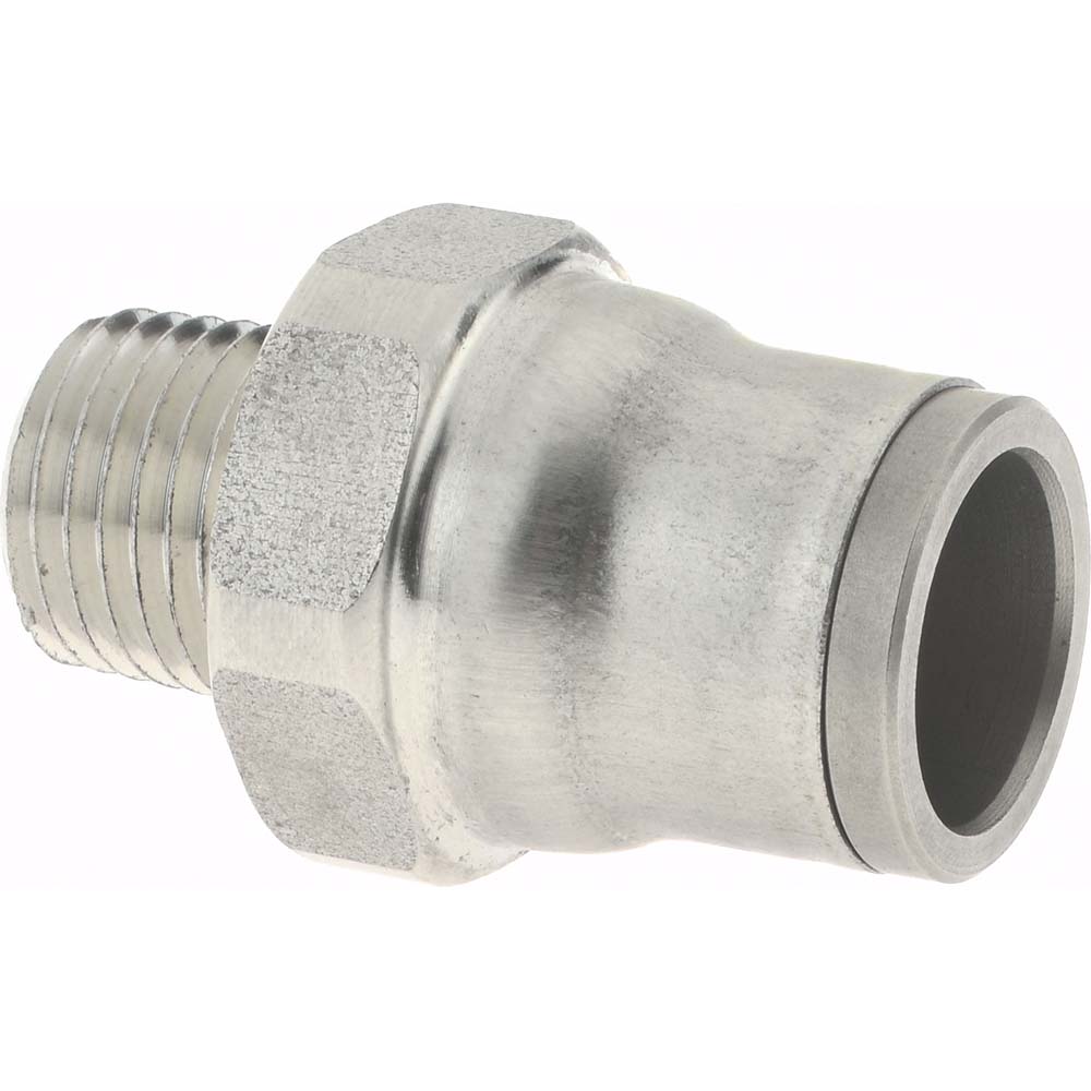 Legris Push-to-Connect Tube x MNPT x Tube x Male Fitting: Connector, NPT, 1/2" OD - 3805 62 18