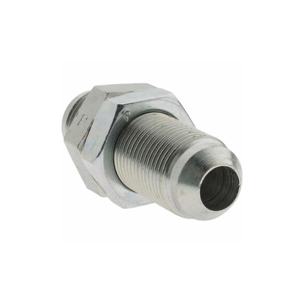 Parker Steel Flared Tube Union: 1/2" OD, 37 deg Flared Angle - P00187