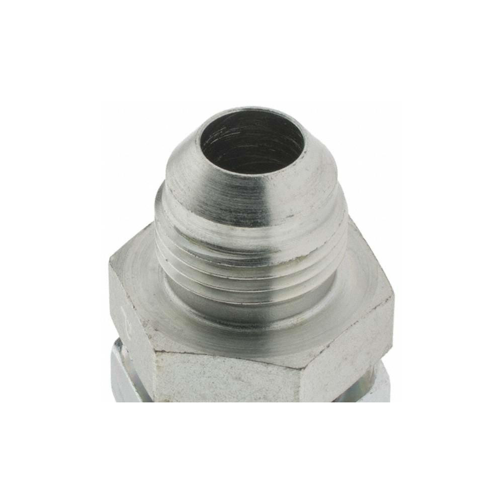 Parker Steel Flared Tube Union: 1/2" OD, 37 deg Flared Angle - P00187