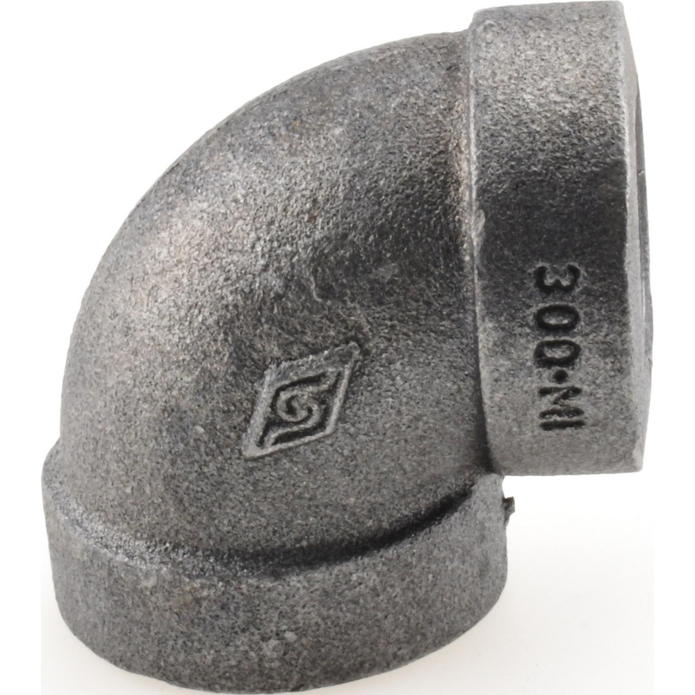 Value Collection Black 90 deg Elbow: 1", Threaded - MDB90 25-5 300#