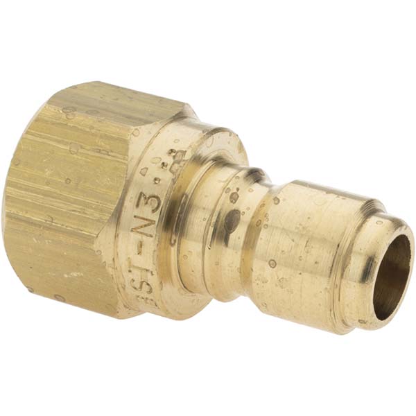 Parker Hydraulic Hose Coupler: 0.375" ID, 0.25" OD, 6 mm, 1/4-18 - P308-01A-787