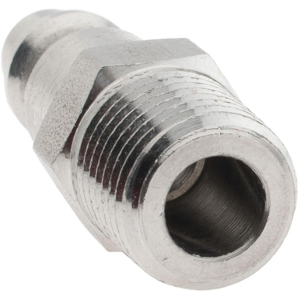 Parker Pneumatic Hose Coupling: 1/4-18, 1/4" Body Dia, Industrial Interchange - BD-SH2C-1