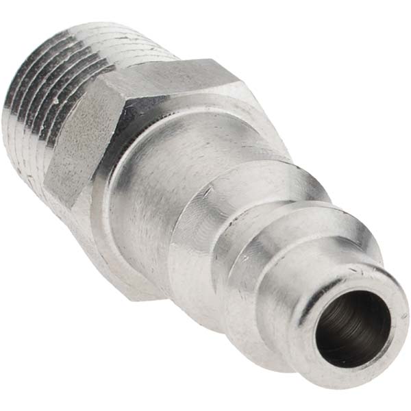 Parker Pneumatic Hose Coupling: 1/4-18, 1/4" Body Dia, Industrial Interchange - BD-SH2C-1