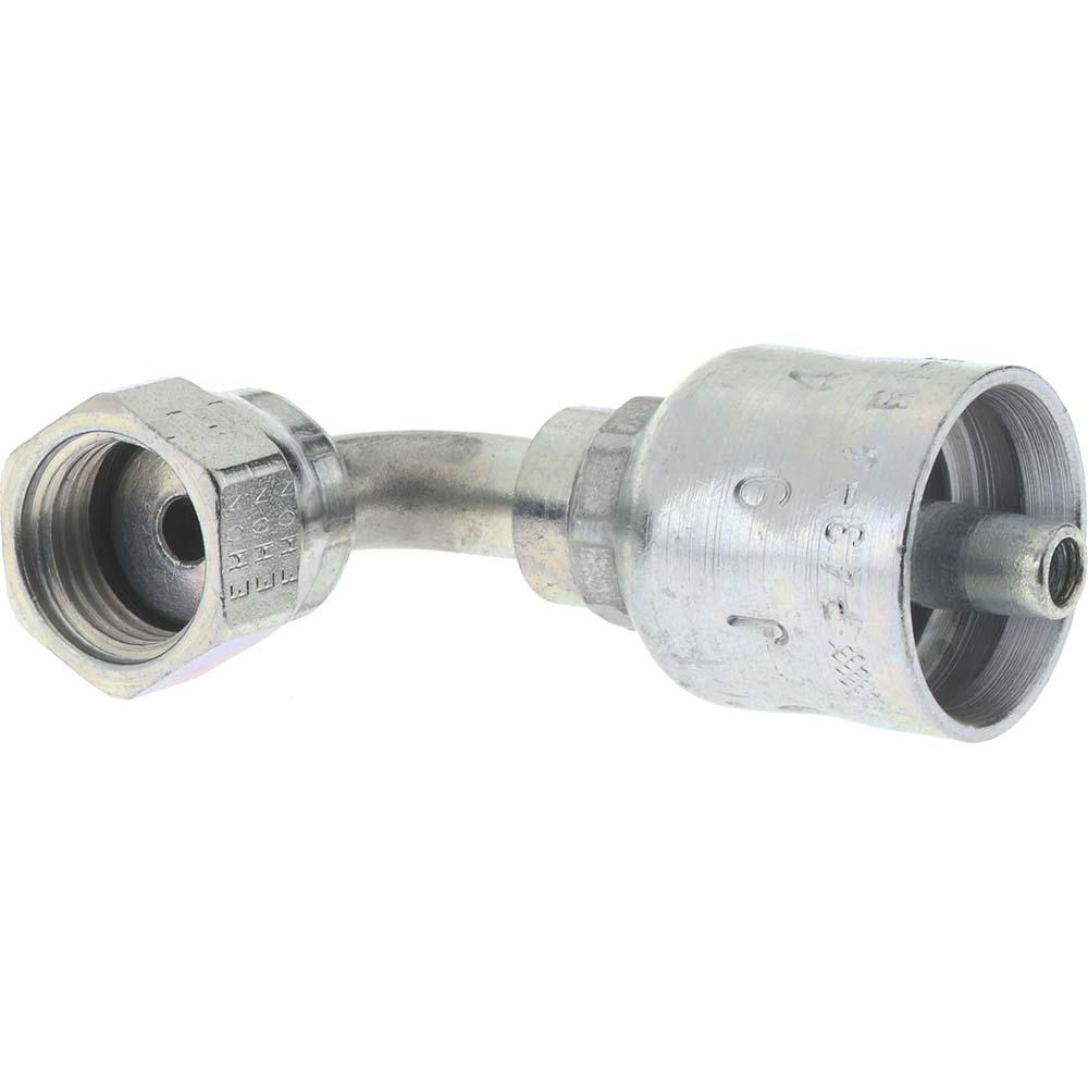 Parker Hydraulic Hose Female Seal-Lok Swivel Elbow: 0.25" ID, 4 mm, 1/4" - 1J943-4-4